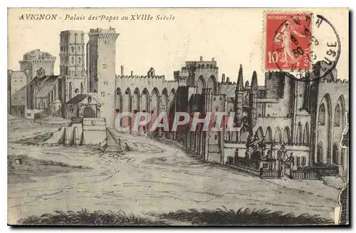 Cartes postales Avignon (Vaucluse) Palais des Papes