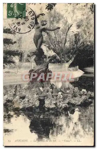 Cartes postales Avignon (Vaucluse) Le Jardin du Rocher Venus