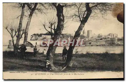 Ansichtskarte AK Avignon (Vaucluse) Vue generale prise de la Barthelasse