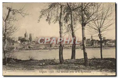 Ansichtskarte AK Avignon (Vaucluse) Vue generale prise de la Barthelasse