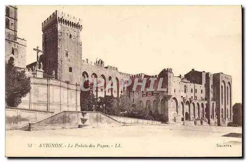 Cartes postales Avignon (Vaucluse) Le Palais des Papes