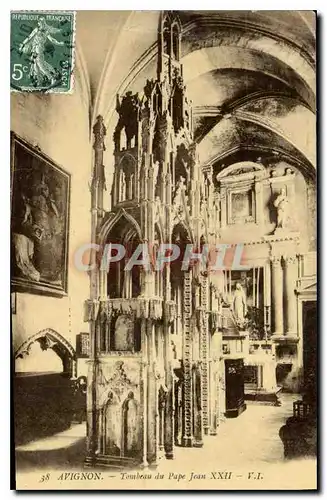 Cartes postales Avignon (Vaucluse) Tombeau du Papes Jean XXII