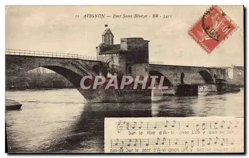 Cartes postales Avignon (Vaucluse) Pont Saint Benezet