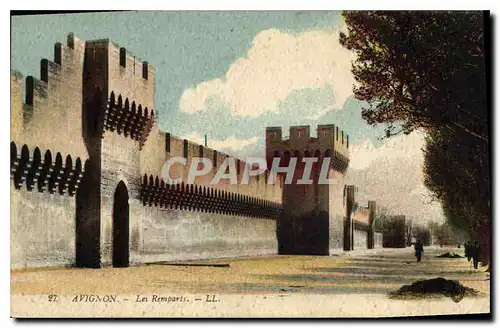 Cartes postales Avignon Les Remparts