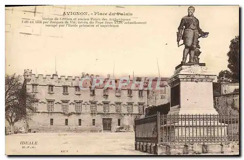 Cartes postales Avignon Place du Palais