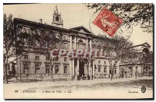 Cartes postales Avignon (Vaucluse) L'Hotel de Ville