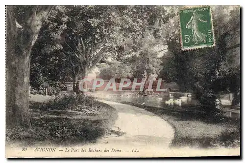 Cartes postales Avignon (Vaucluse) Le Parc des Rochers des Doms