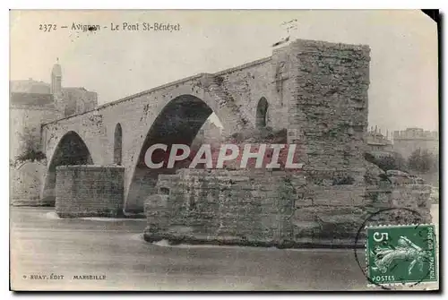 Cartes postales Avignon Le Pont St Benezet