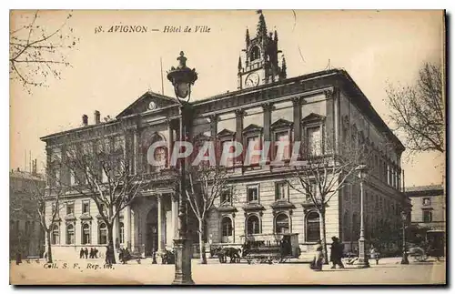 Cartes postales Avignon Hotel de Ville