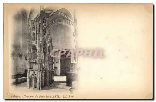 Cartes postales Avignon Tombeau du Pape Jean XXII