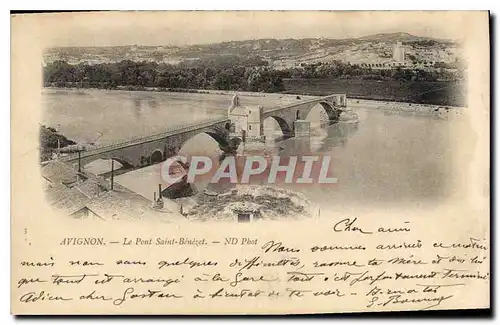 Cartes postales Avignon Le Pont Saint Benezet