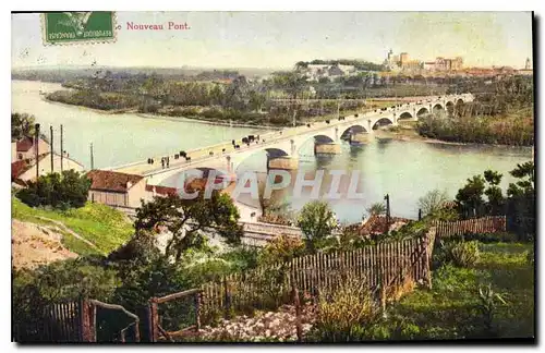 Ansichtskarte AK Avignon Le nouveau Pont