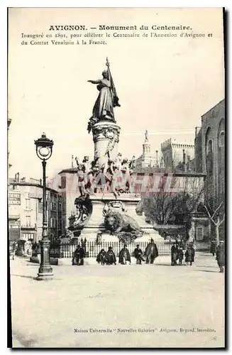 Ansichtskarte AK Avignon Monument du Centenaire