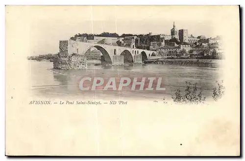 Cartes postales Avignon Le Pont Saint Benezet