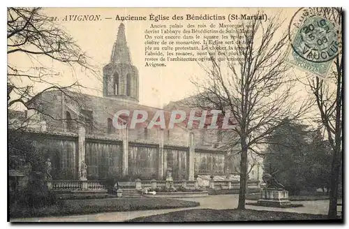 Cartes postales Avignon Ancienne Eglise des Benedictins (St Martial)