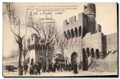 Cartes postales Avignon Les Remparts Porte de l'Avenue Jean Jaures