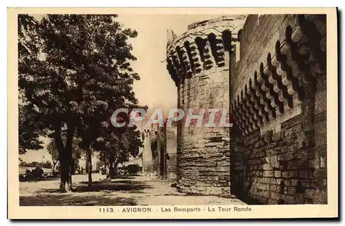 Cartes postales Avignon les Remparts la Tour Ronde