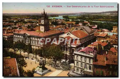 Ansichtskarte AK Avignon vue generale prise de la Tour Saint Laurent