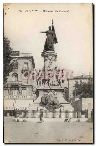 Cartes postales Avignon Monument du Centenaire