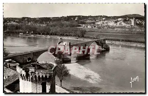 Cartes postales Avignon Vaucluse vue panoramique sur Villeneuve les Avignon