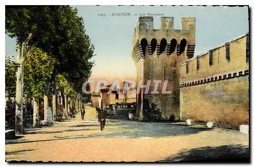 Cartes postales Avignon les Remparts