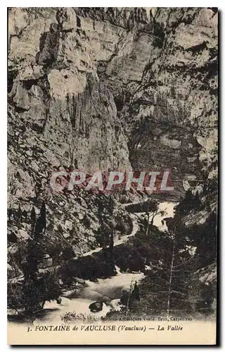 Cartes postales Fontaine de Vaucluse Vaucluse la Vallee