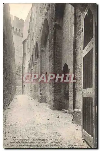 Cartes postales Avignon palais des papes Passage Conduisant a la Tour Trouillas