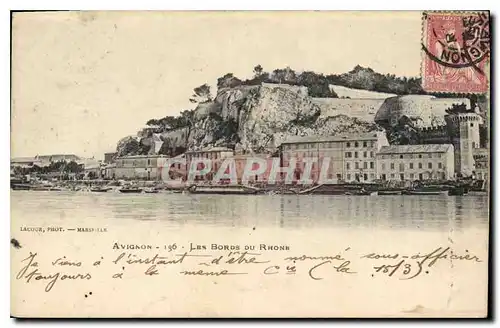 Cartes postales Avignon les Bords du Rhone