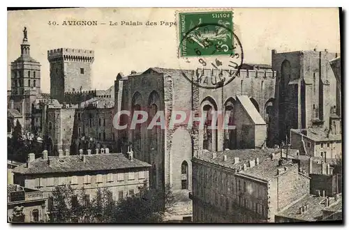 Cartes postales Avignon le palais des Papes