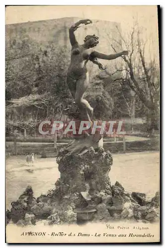 Cartes postales Avignon Rocher des Doms la Venus aux Hirondelles