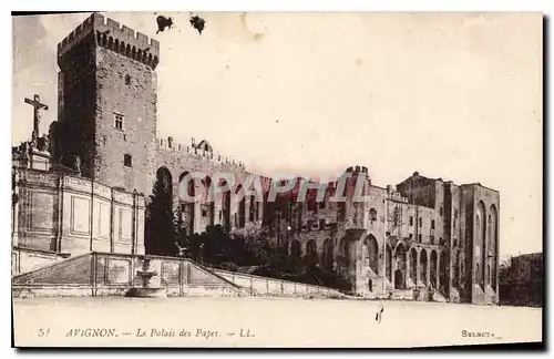 Cartes postales Avignon le palais des papes