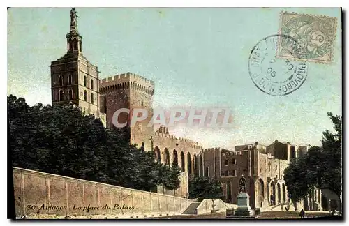 Cartes postales Avignon la place du Palais