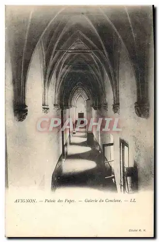 Cartes postales Avignon palais des Papes Galerie du Conclave
