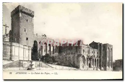 Cartes postales Avignon le palais des Papes