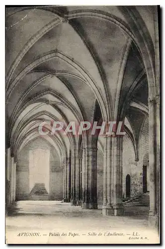 Cartes postales Avignon palais des Papes Salle de l'Audience