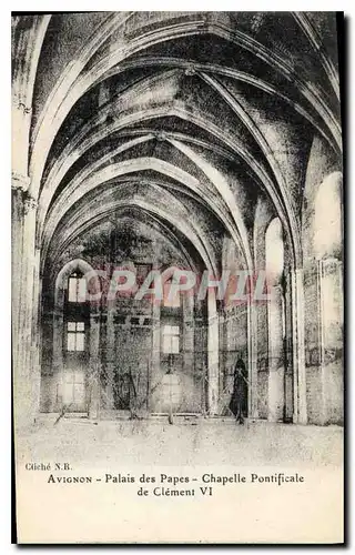 Cartes postales Avignon Palais des Papes Chapelle Pontificale de Clement VI