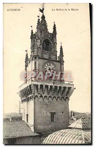 Cartes postales Avignon le Beffroi de la Mairie