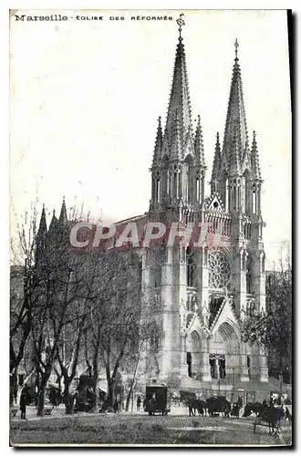 Cartes postales Marseille eglise des Reformes