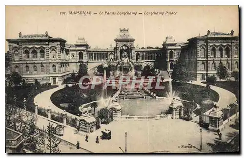 Cartes postales Marseille le palais Longchamp