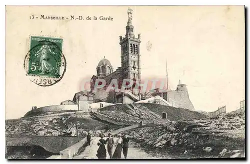 Cartes postales Marseille N D de la Garde