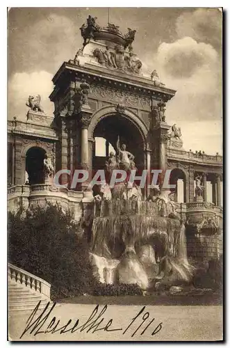 Ansichtskarte AK Marseille le palais de Longchamps l'escalier