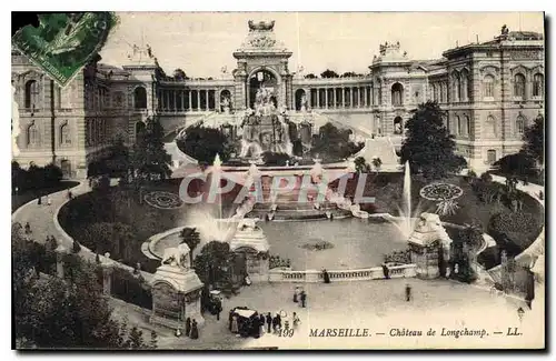 Cartes postales Marseille Chateau de Longchamp