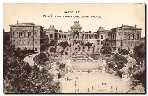 Cartes postales Marseille Palais Longchamp