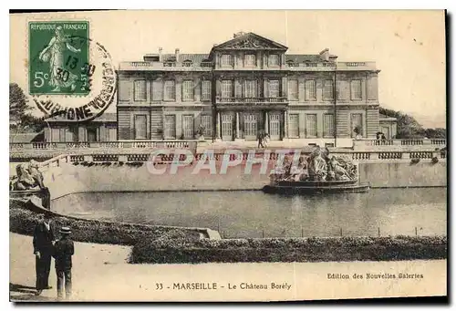 Cartes postales Marseille le Chateau Borely