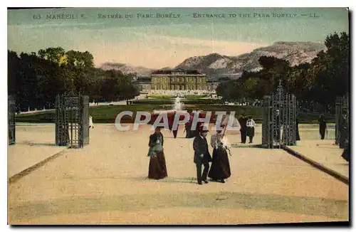 Cartes postales Marseille entree du Parc Borely