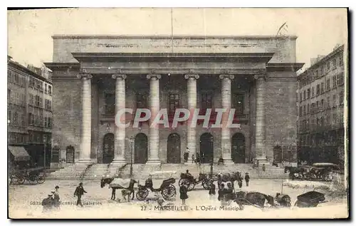 Cartes postales Marseille l'Opera Municipal