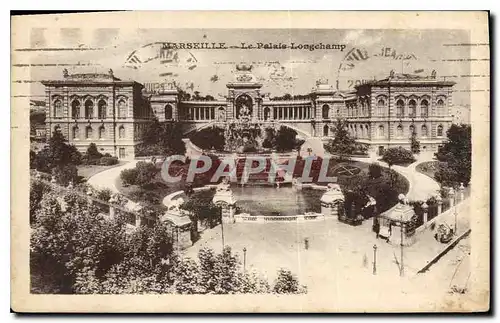 Cartes postales Marseille le Palais Longchamp