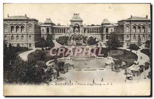 Cartes postales Marseille palais Longchamp