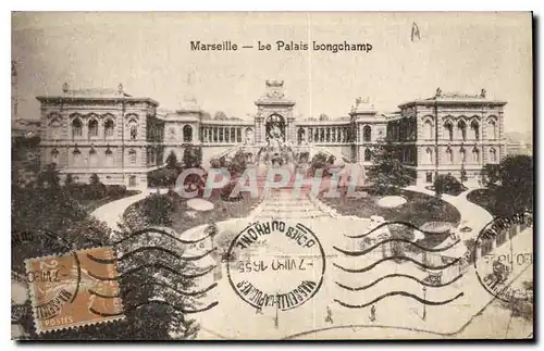 Cartes postales Marseille le Palais Longchamp