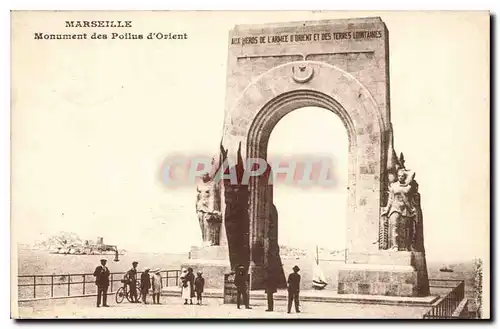 Ansichtskarte AK Marseille Monument des Poilus d'Orient